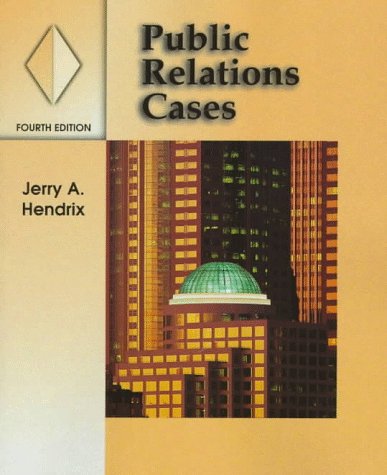 Stock image for Public Relations Cases for sale by Better World Books Ltd