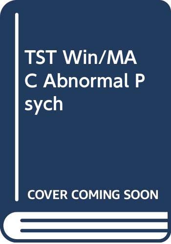 TST Win/MAC Abnormal Psych (9780534523053) by STANTON; HOLMES