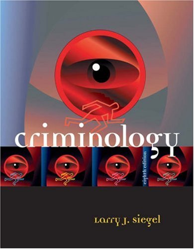 Criminology (with InfoTrac) (9780534526542) by Siegel, Larry J.