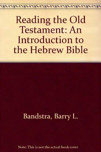 9780534527266: Reading the Old Testament: An Introduction to the Hebrew Bible