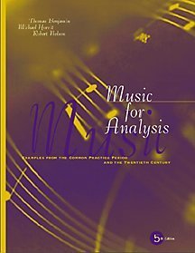 Imagen de archivo de Music for Analysis: Examples from the Common Practice Period and the Twentieth Century a la venta por HPB-Red