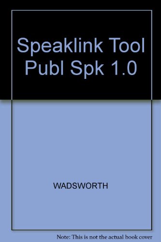 Imagen de archivo de The Wadsworth Speaklink Multimedia presentation tool a la venta por BookHolders