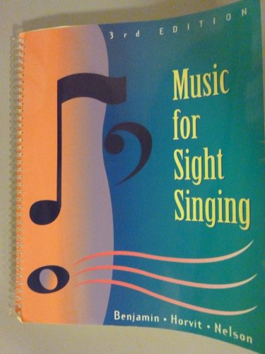 Beispielbild fr Music for Sight Singing zum Verkauf von Wonder Book