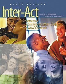 9780534535506: Inter-Act With Infotrac: Interpersonal Communication Concepts, Skills, and Contexts