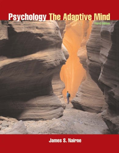 Stock image for Psychology: The Adaptive Mind (Paperbound with InfoTrac) for sale by HPB-Red