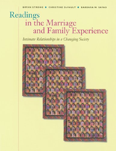 Beispielbild fr Readings in the Marriage and Family Experience zum Verkauf von BooksRun