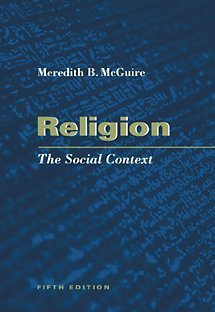 9780534541262: Religion: The Social Context