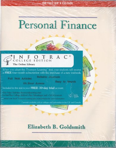 IE Personal Finance (9780534544980) by GOLDSMITH