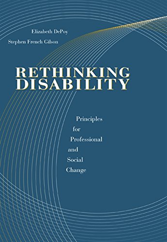Imagen de archivo de Rethinking Disability: Principles for Professional and Social Change a la venta por Anybook.com