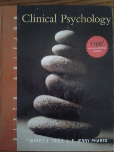 Imagen de archivo de Clinical Psychology: Concepts, Methods, and Profession (with CD-ROM and InfoTrac) a la venta por SecondSale
