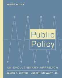 Beispielbild fr Public Policy: An Evolutionary Approach zum Verkauf von More Than Words