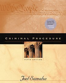 Beispielbild fr Criminal Procedure [With CDROM and Infotrac] zum Verkauf von ThriftBooks-Dallas