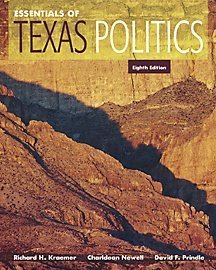 Stock image for Essentials of Texas Politics for sale by HPB-Red