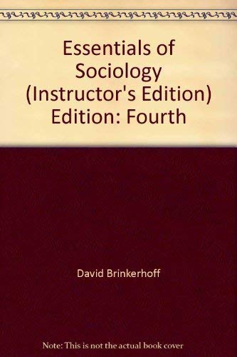 9780534555498: Essentials of Sociology