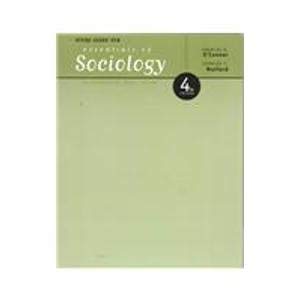 Study Guide for Essentials of Sociology (9780534555504) by Oâ€™Connor, Charles K.; Mulford, Charles L.