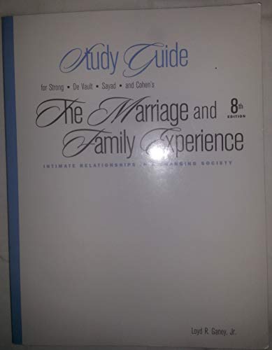 Beispielbild fr The Marriage and Family Experience zum Verkauf von Better World Books