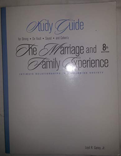 9780534556754: Title: Marriage and Family Experience Study Guide 8th edi