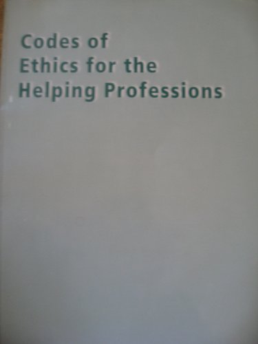 Beispielbild fr CODES OF ETHICS F/HELPING PROF zum Verkauf von Better World Books