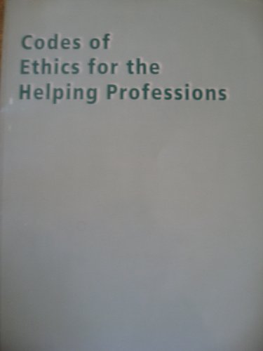 Stock image for CODES OF ETHICS F/HELPING PROF for sale by Better World Books