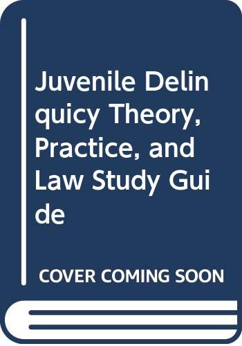 Stock image for Study Guide for Juvenile Delinquency 7th for sale by a2zbooks