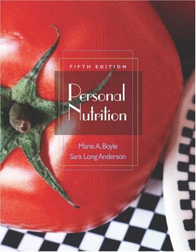 Beispielbild fr Personal Nutrition (with CD-ROM and InfoTrac) (Available Titles CengageNOW) zum Verkauf von HPB-Red
