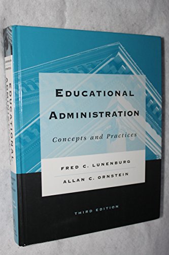 Imagen de archivo de Educational Administration : Concepts and Practices a la venta por Better World Books