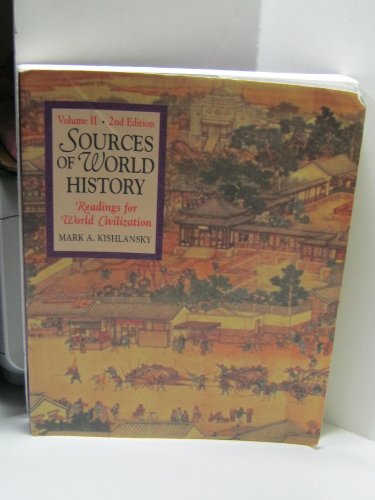 Imagen de archivo de Sources in World History-Readings for World Civilization, Vol. II, 2nd Edition a la venta por a2zbooks