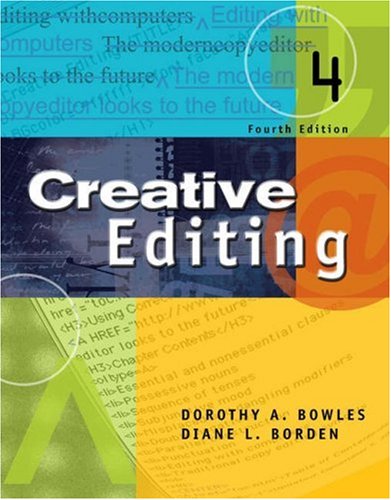 Imagen de archivo de Creative Editing a la venta por Better World Books: West