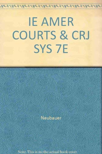 Imagen de archivo de America's Courts and the Criminal Justice System, Seventh Edition a la venta por Young & Sons Enterprises