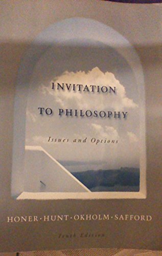 Stock image for Invitation to Philosophy: Issues and Options for sale by Reliant Bookstore