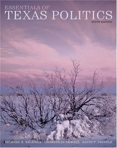 Beispielbild fr Essentials of Texas Politics zum Verkauf von Wrigley Books