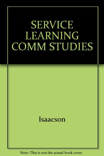 9780534566319: Service Learning Comm Studies