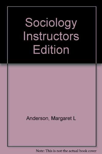 9780534566692: Sociology Instructors Edition