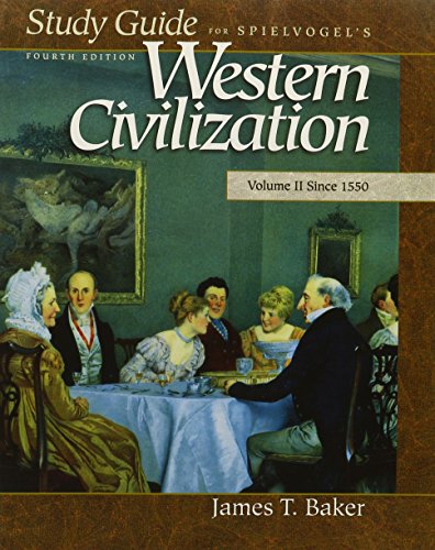 Stock image for Study Guide for Spielvogels's Western Civilization; Volume II Since 1550 for sale by HPB-Red