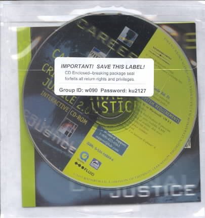 9780534568696: Careers in Criminal Justice 2.0 Interactive CD-ROM