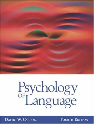 Imagen de archivo de Psychology of Language a la venta por Better World Books
