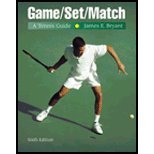 Stock image for Game Set Match: A Tennis Guide for sale by SecondSale
