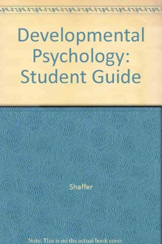 Imagen de archivo de Developmental Psychology : Childhood and Adolescence a la venta por SecondSale