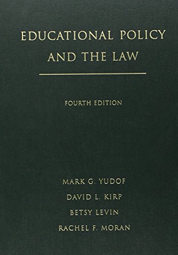 9780534573751: Educational Policy and the Law