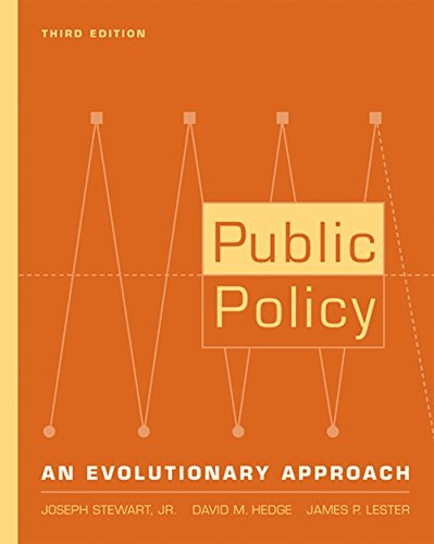 Beispielbild fr Public Policy: An Evolutionary Approach zum Verkauf von BooksRun
