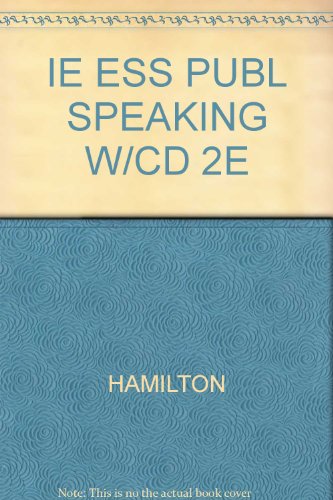 Imagen de archivo de Essentials of Public Speaking Instructor's Edition a la venta por 4 THE WORLD RESOURCE DISTRIBUTORS