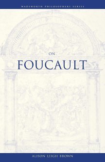 Imagen de archivo de On Foucault (Wadsworth Philosophers Series) a la venta por WorldofBooks