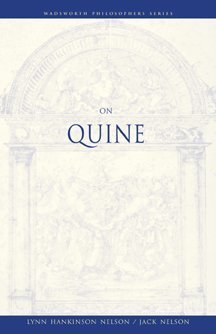 Stock image for On Quine (Wadsworth Philosophers Series) for sale by The Bookseller