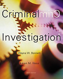 Beispielbild fr Criminal Investigation With Infotrac zum Verkauf von Bailey's Bibliomania