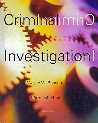 Imagen de archivo de Criminal Investigation a la venta por ThriftBooks-Atlanta
