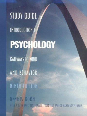 Imagen de archivo de Study Guide for Introduction to Psychology: Gateways to Mind and Behavior, 9th a la venta por ThriftBooks-Atlanta
