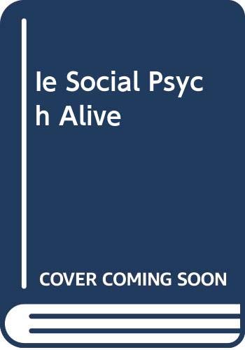 Ie Social Psych Alive (9780534578374) by Olson