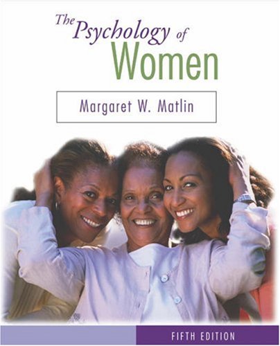 9780534579647: The Psychology of Women