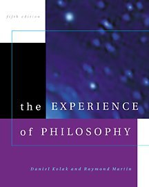 Stock image for The Experience of Philosophy for sale by Windows Booksellers