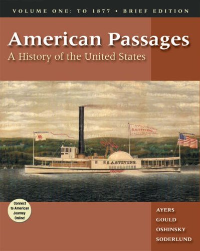 American Passages (9780534581299) by Edward L. Ayers